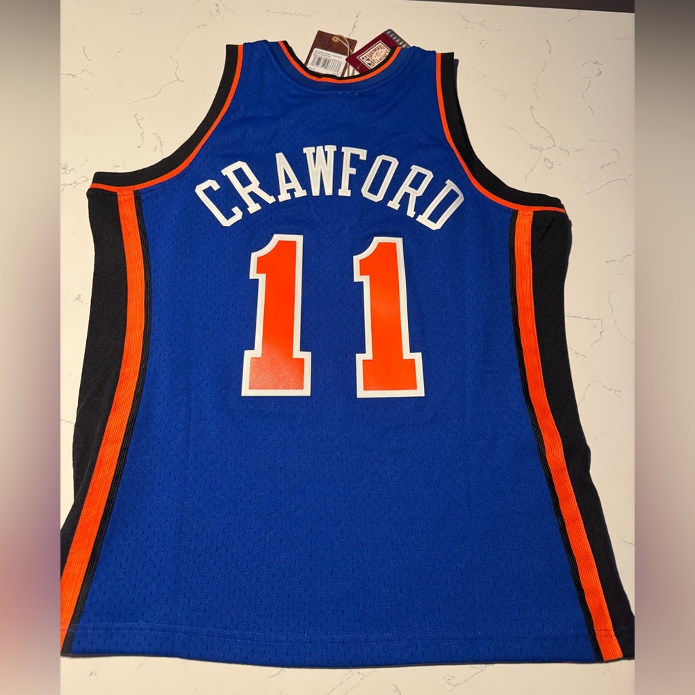 Jamal Crawford New York Knicks Mitchell & Ness Hardwood Classics Jersey